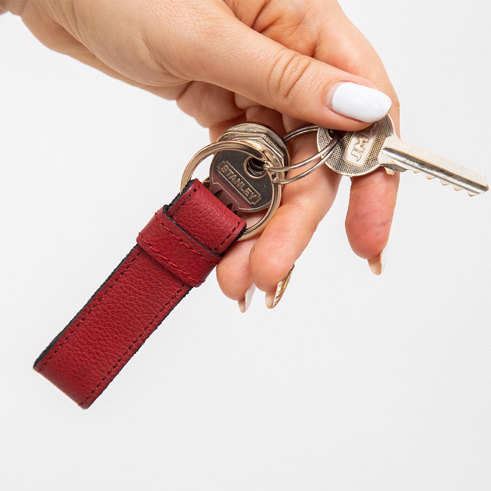 Llavero en tira - Piel - Image 2